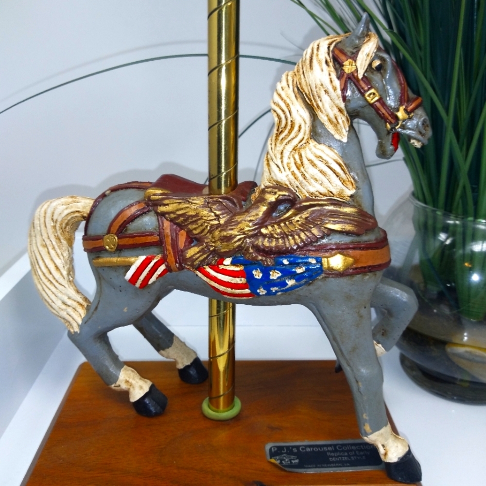 PJ's Carousel Collection Dentzel Style Horse - Picture 2 of 6
